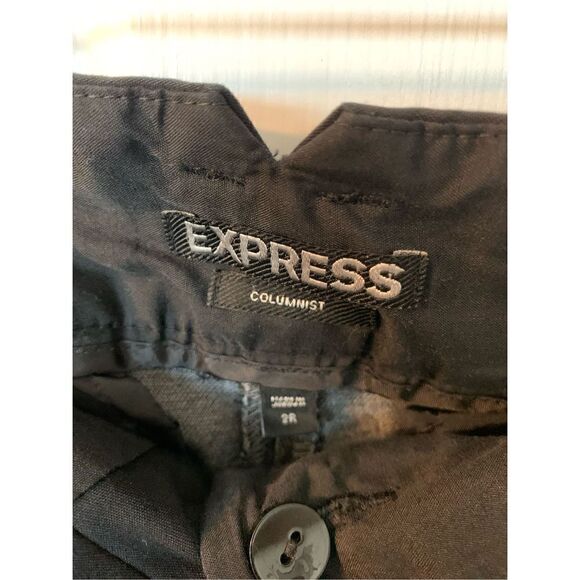 Express columnist gray and black pants size 2R - Picture 3 of 5